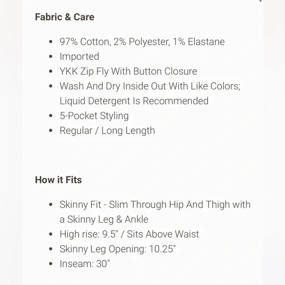 Assets Denim Light Blue Distressed Skinny Jean - Picture 8 of 16